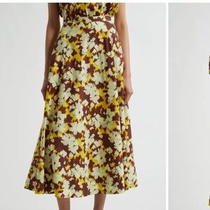 Ulla Johnson Vianne Floral Cotton Skirt